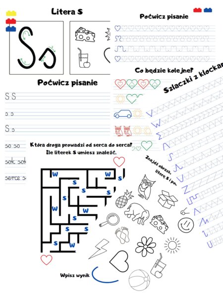 Litera S - materiał edukacyjny