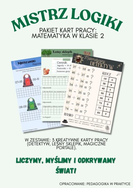 Pakiet Matematyczny: Dodawanie i odejmowanie w zakresie 100 | Klasa 2