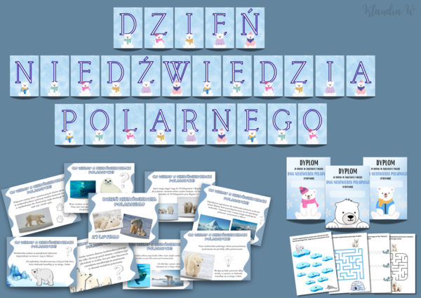 Dzień Niedźwiedzia Polarnego - zestaw