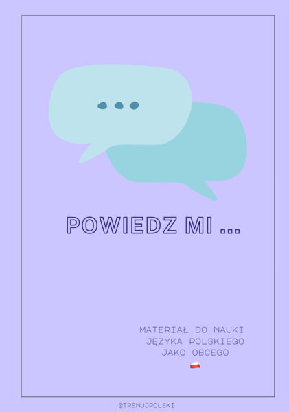 Codzienne czynności 🏡✨ – ćwiczenie konwersacyjne