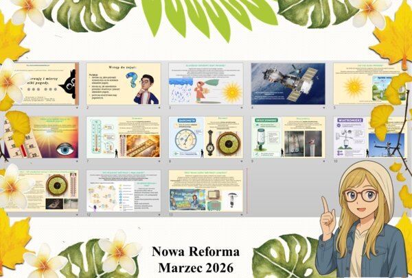 Prezentacja multimedialna w PowerPoint do edycji „Obserwuję i mierzę składniki pogody” wykonana na podstawie podręcznika „Przyroda” Nowa Era. Przyroda 4. Dział „Obserwuję pogodę".