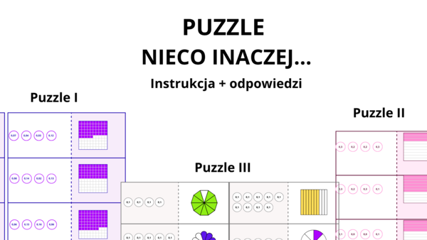 PUZZLE MATEMATYCZNE – UŁAMKI DZIESIĘTNE, KTÓRE WCIĄGAJĄ BEZ RESZTY!