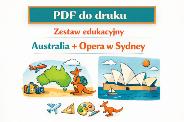Podróż do Australii. Opera w Sydney z figur [MATEMATYKA]