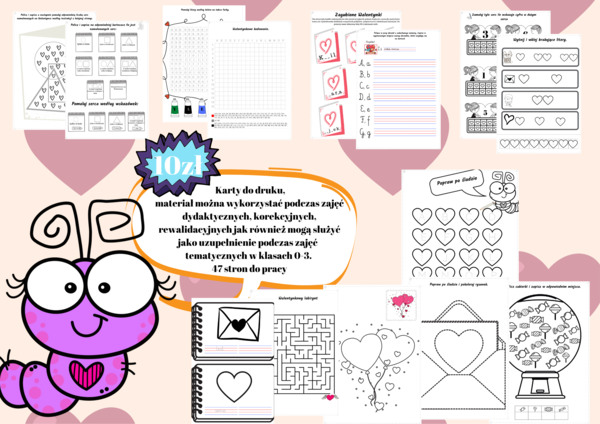 Walentynkowa Paczka - materiały walentynkowe