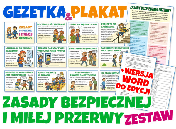 Zasady bezpiecznej przerwy - zestaw