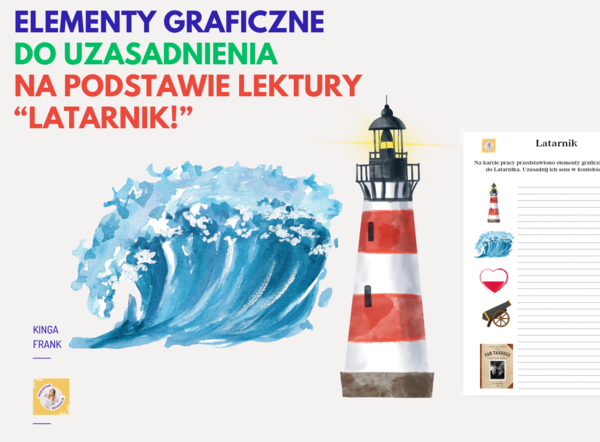 📚 Elementy graficzne na bazie lektury LATARNIK 📚 – doskonała na lekcje języka polskiego! EGZAMIN ÓSMOKLASISTY 2025