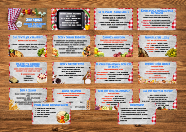 Jedz mądrze - Jedzenie może leczyć albo szkodzić/ Edukacja zdrowotna