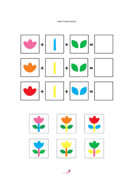 Wiosna. Wiosenne dodawanie