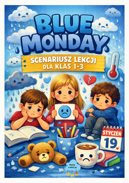 Blue Monday - scenariusz lekcji przeciwko przygnębieniu dla klas 1-3