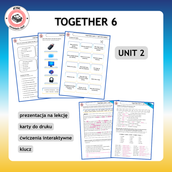 Together 6 Unit 2 - Vocabulary Activities