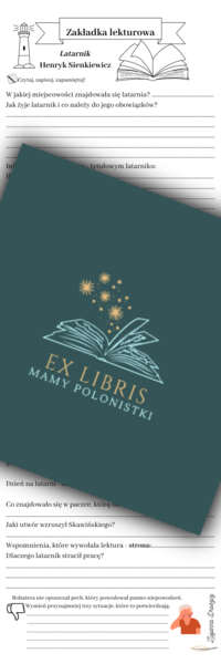 Zakładka lekturowa - ,,Latarnik"