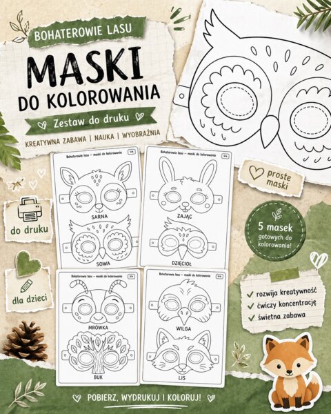 Maski. Bohaterowie lasu