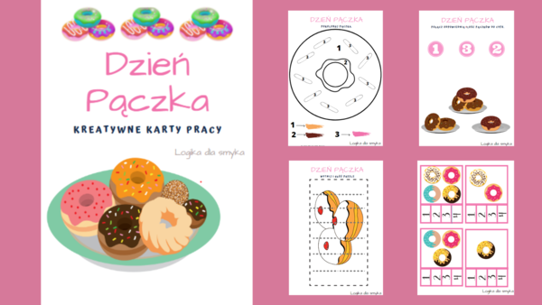 Dzień pączka - karty pracy