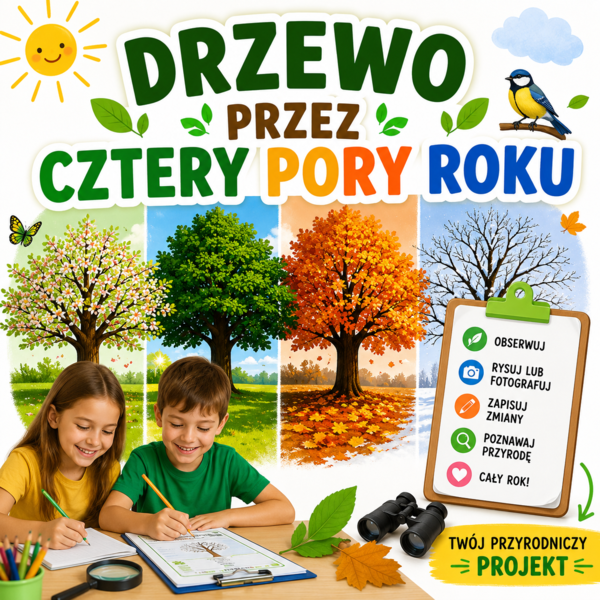 Drzewo przez cztery pory roku