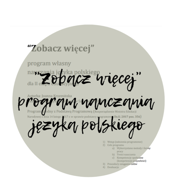 Program własny "Zobacz więcej"