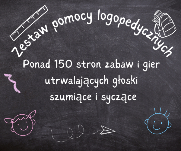 Zestaw pomocy logopedycznych