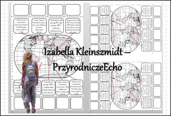 Notatka okienkowa „Strefy klimatyczne Ziemi”, „Strefy klimatyczne i krajobrazowe” w pdf. Geografia 5 dział „Krajobrazy świata”.