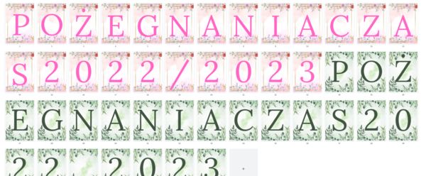 POŻEGANIA CZAS - DWA MOTYWY GIRLAND