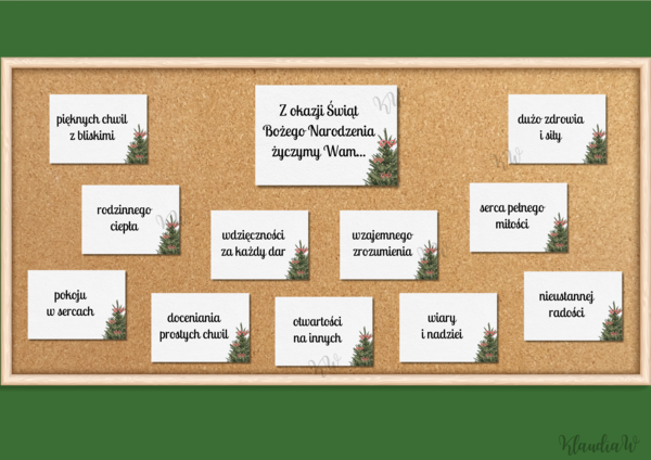 Gazetka z życzeniami na Boże Narodzenie - wersja 2