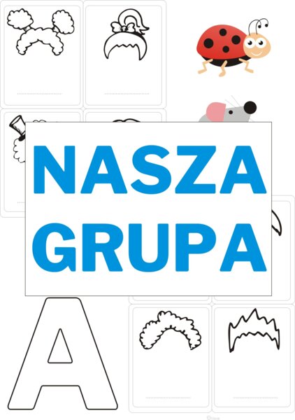 Przedszkole. NASZA KLASA. NASZA GRUPA. Tablica zapoznawcza.