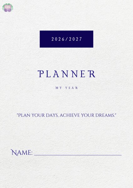 Nauczycielski Planner Organizacyjny 2026/2027: Od Września do Grudnia (32 strony)