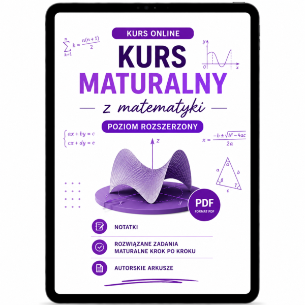Kurs maturalny online  z matematyki  - Rozszerzenie