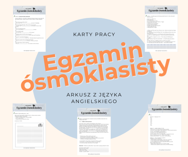 Egzamin ósmoklasisty języka angielski - E8