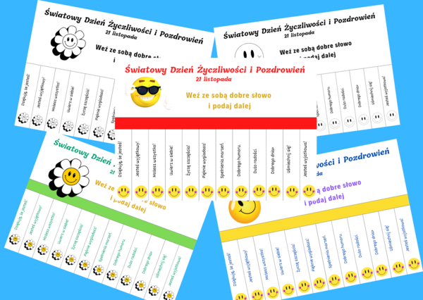 DZIEŃ ŻYCZLIWOŚCI I POZDROWIEŃ - zdania do urwania