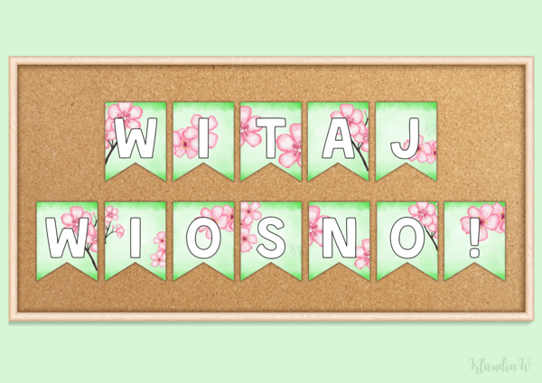WITAJ WIOSNO! - GIRLANDA