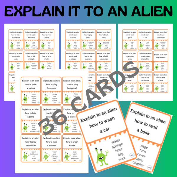 EXPLAIN IT TO AN ALIEN CARDS