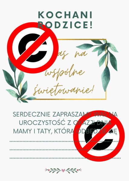 Zaproszenie na Dzień Mamy i Taty