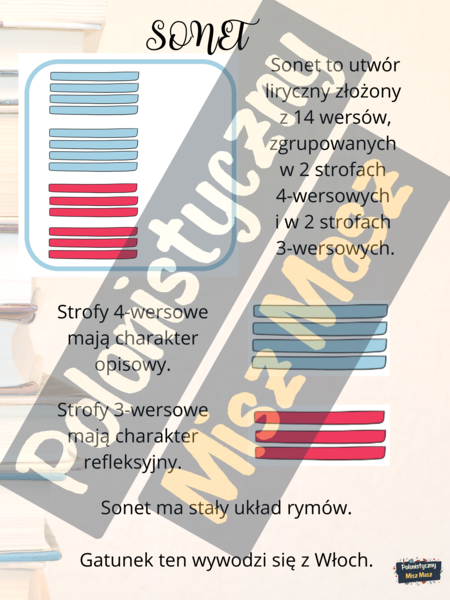 Sonet - wklejka gatunkowa