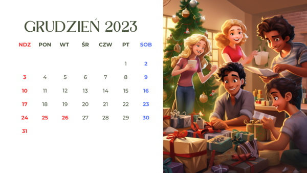 Kalendarz na rok szkolny 2023/2024 PL