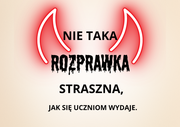 "Nie taka rozprawka straszna..."-ćwiczenia redakcyjne.