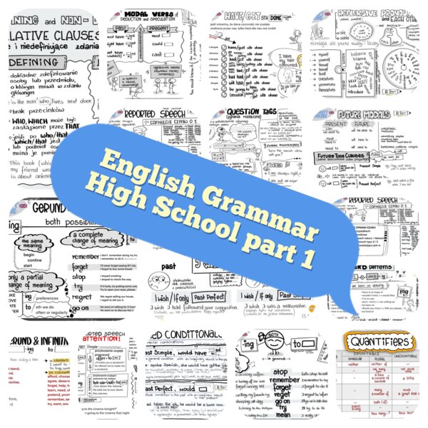 💡 English Grammar High School part 1 by Alicja Soszka