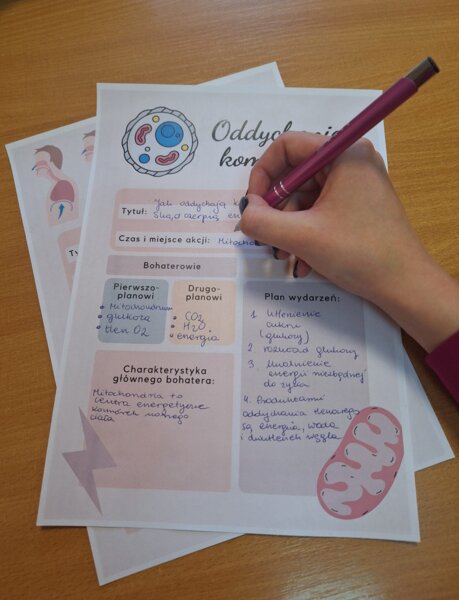 Oddychanie komórkowe - plan wydarzeń