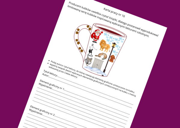 "OPOWIEŚCI Z NARNII. LEW, CZAROWNICA I STARA SZAFA” – lektury- kl. 4-8 – ikonki – powtórzenie – powtórka – egzamin – karta pracy