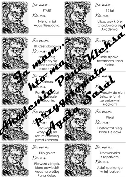 Ja mam... kto ma... "Akademia Pana Kleksa"