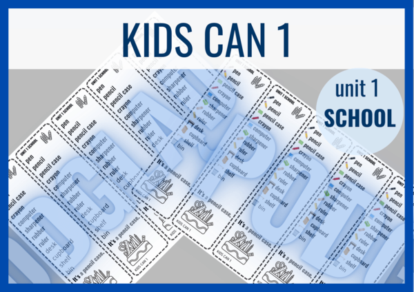 Kids Can 1 unit 1 – zakładki do ksiazki