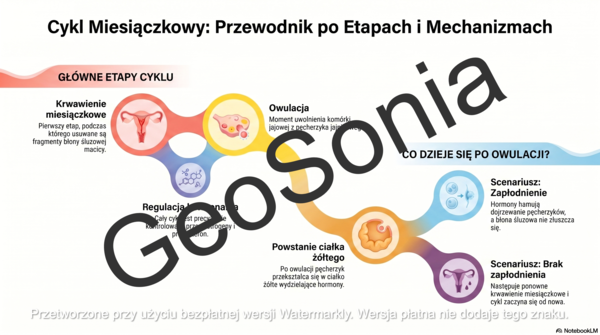 Funkcjonowanie żeńskiego układu rozrodczego biologia klasa 7 sketchnotka