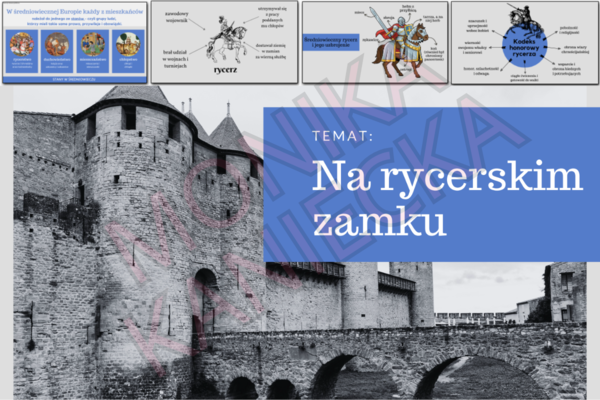 Na rycerskim zamku - prezentacja historia klasa 5