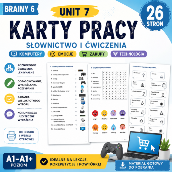Brainy 6 Unit 7 – Słownictwo i ćwiczenia