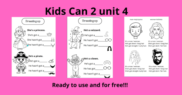 Kids Can 2 unit 4 dressing up