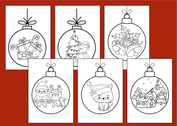 BOŻE NARODZENIE - MANDALA – zima – kolorowanka – biblioteka – świetlica – gazetka – mandale – 20 szt. - wersja 1