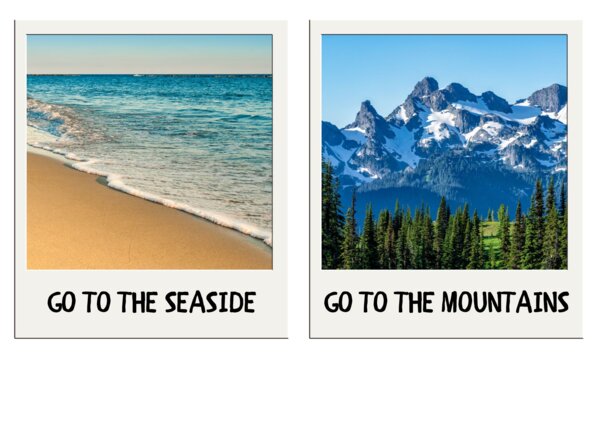 SUMMER gazetka/napis/wakacyjne czynności