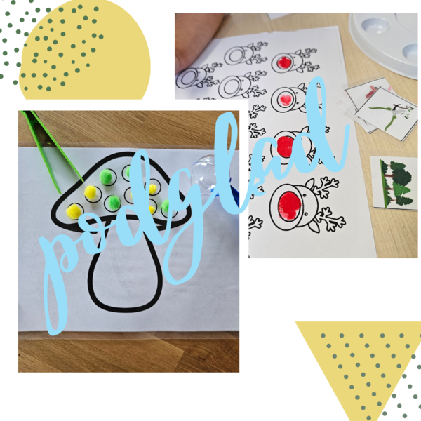 Grafomotoryka, terapia ręki, utrwalanie słówek, logopedia