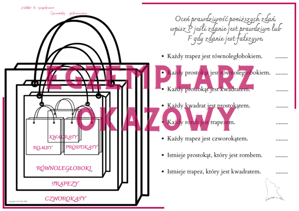 Czworokąty - podsumowanie - notatka do uzupełnienia