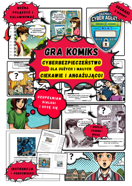Nowa edukacyjna gra — komiks pt.: "Masz sposób na hakera?"