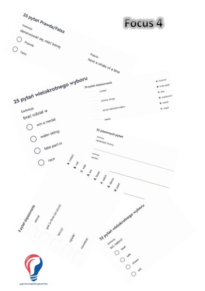 Focus 4 – Unit 6 – testy