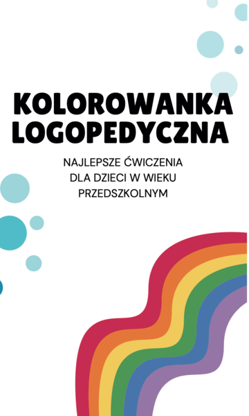 Kolorowanka logopedyczna z ćwiczeniami aparatu mowy.